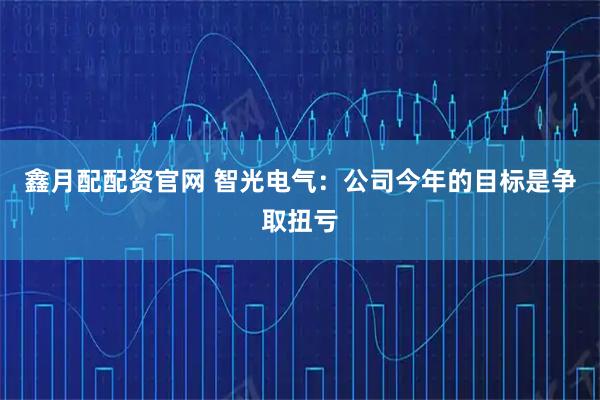 鑫月配配资官网 智光电气：公司今年的目标是争取扭亏